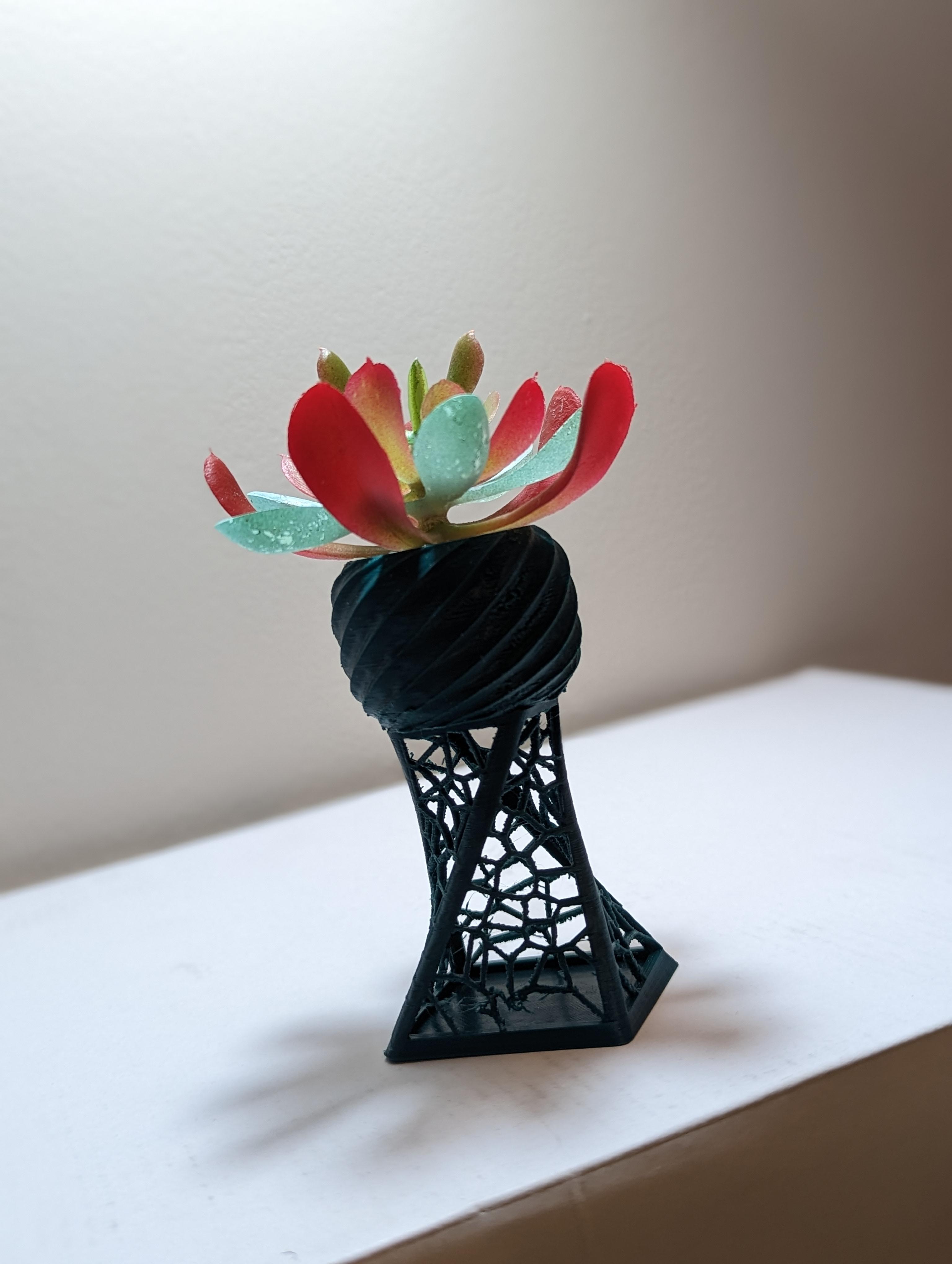 Rectangle top Vase 3d model