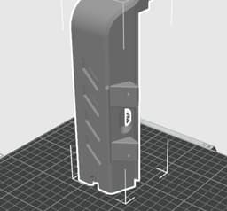D3P riser for Bambu Lab P1S 3d model