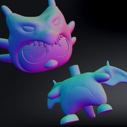Badtz-Maru Red-Eyes Black Dragon Yugioh | Yu-Gi-OH X Hello Kitty | Sanrio Collection 3d model
