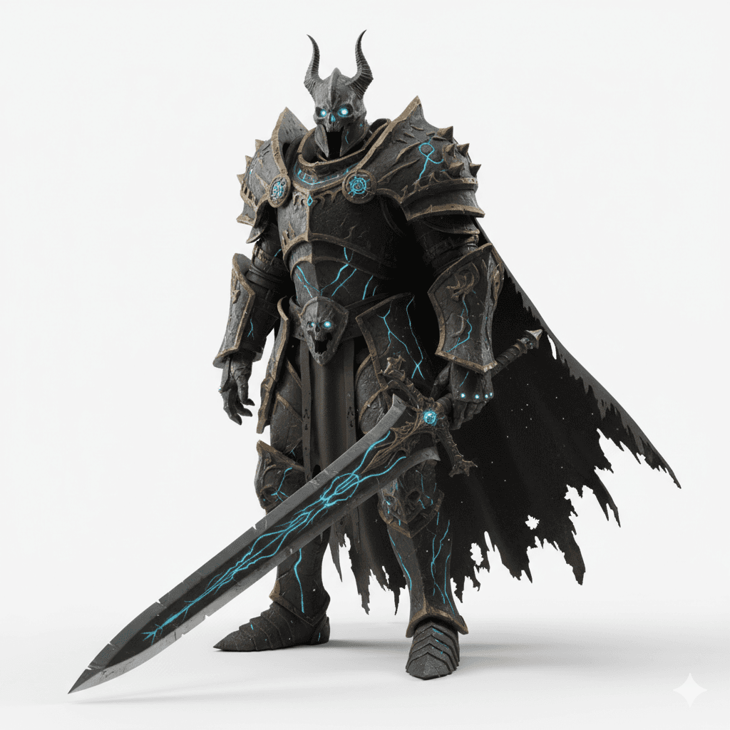 Tomb Guardian Gothic Knight Warrior 3d model