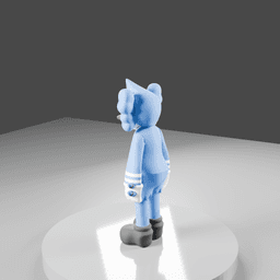 Regular show Mordecai x Kaws 3d model