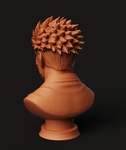Anime Sorcerer Bust Multi-Color 3MF | Manga Statue | Bambu Ready 3d model