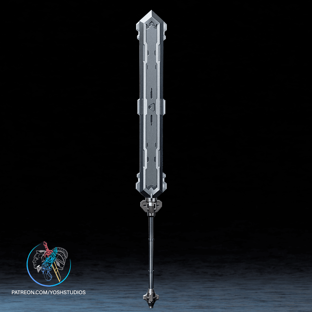 Mech Lupus Sword 3D Printer STL File 3d model