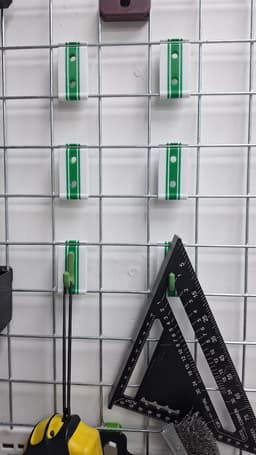 MetalGrid50 3mm PegRow 3d model