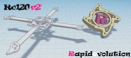 Re120 v2 - Rapidevolution 120mm (3") Printpick FPV Frame 3d model
