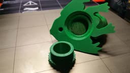 Bullfrog geocache remixed 3d model