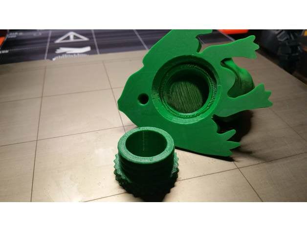 Bullfrog geocache remixed 3d model