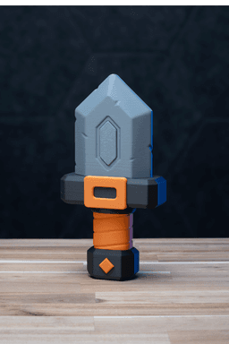 The Kit Kiln Dagger - Cosplay Prop Kit | No Supports, No AMS, No Glue 3d model