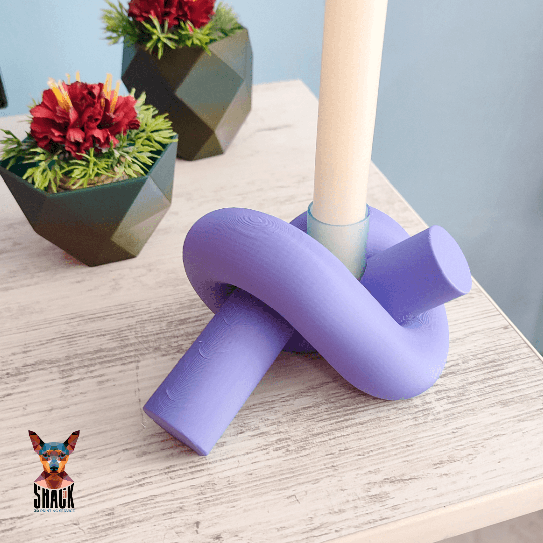 Knot- Candle Holder 3d model