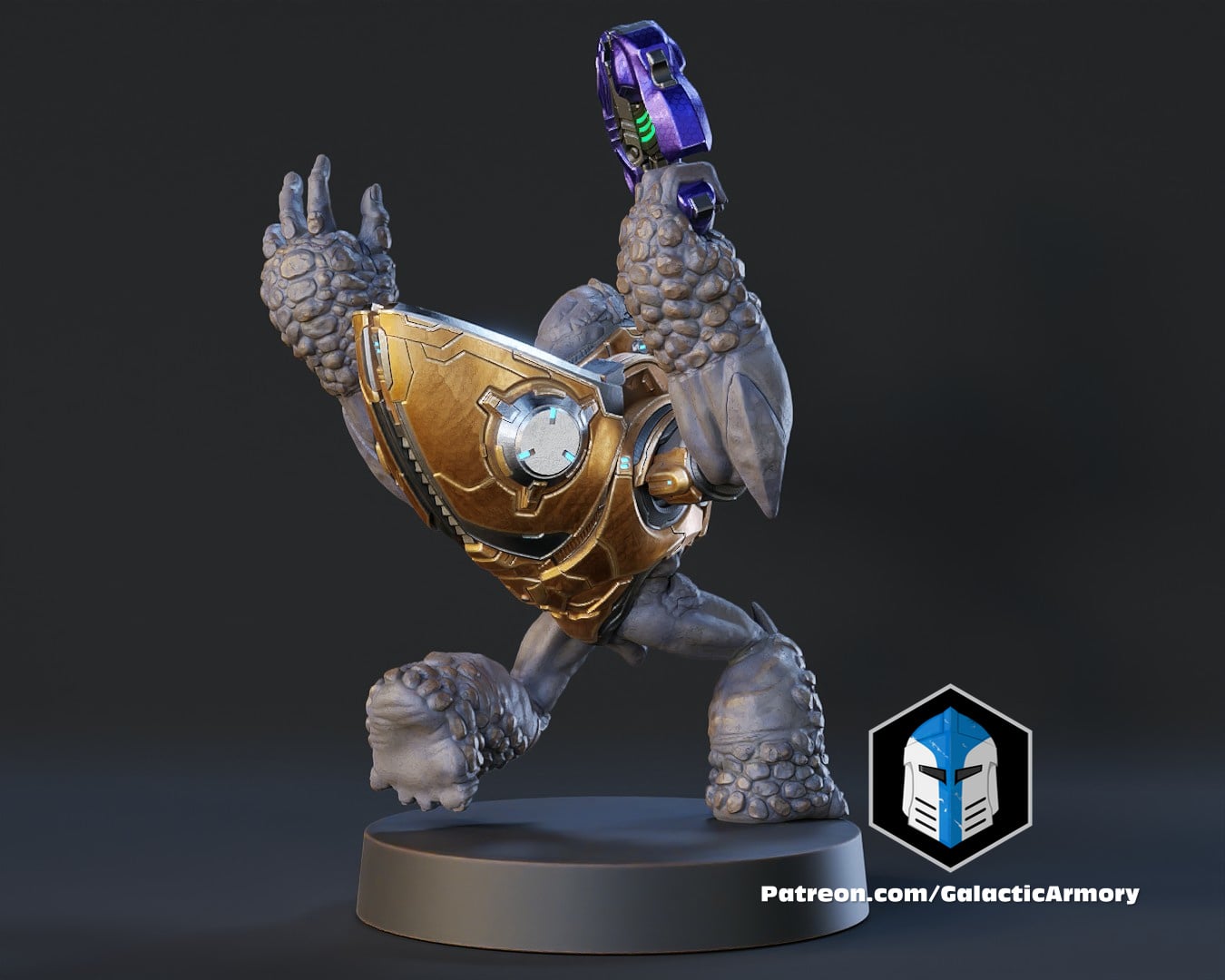 Halo Grunt Miniature 3d model