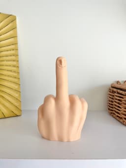 Mr. Nice Guy With Surprise / Hidden Middle Finger 3d model