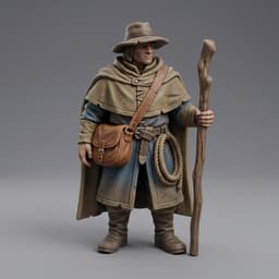 Iris and Orin - Mule Handler STL - Caravan Essentials 3d model