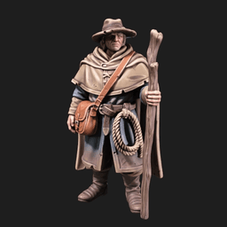Iris and Orin - Mule Handler STL - Caravan Essentials 3d model
