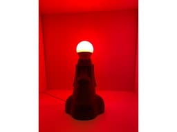 Moai Head - Bright Idea Lamp. (very simple) 3d model