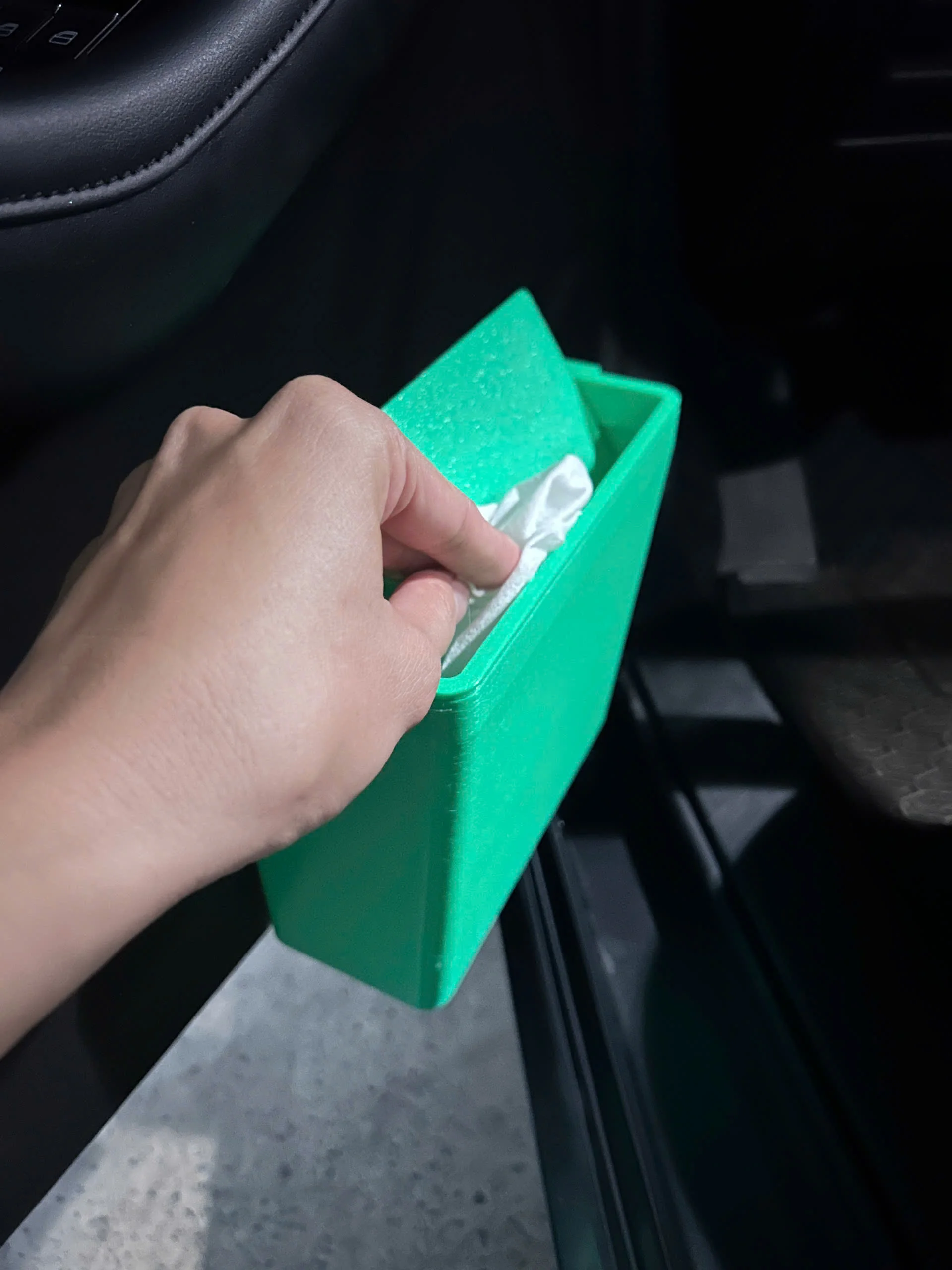Car Garbage Bin Door Mounted 3d model