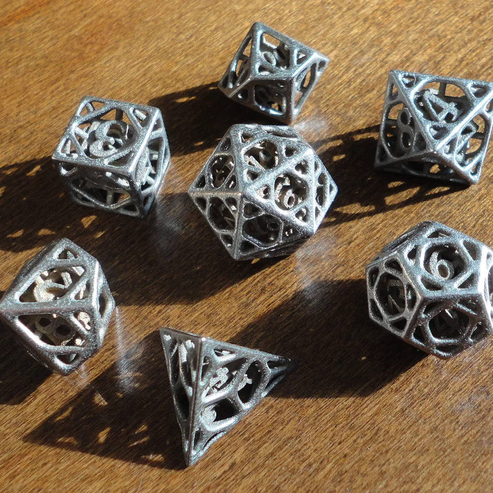 Cage Dice Set with Decader 3d model