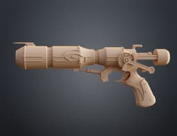 Outlaw Star - Starwind's Caster gun 3d model