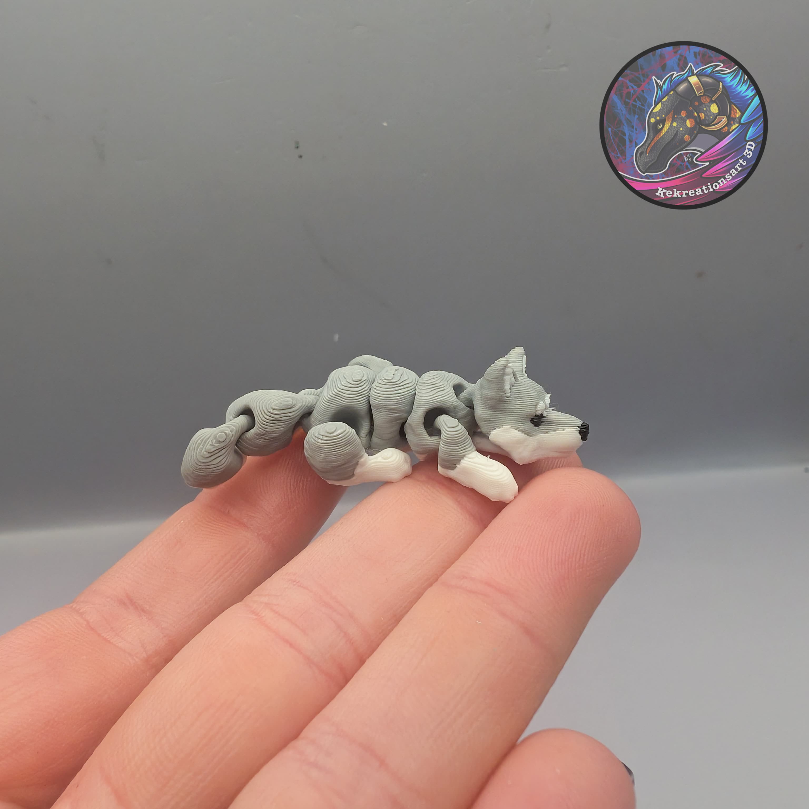 nano flexi wolf 3d model
