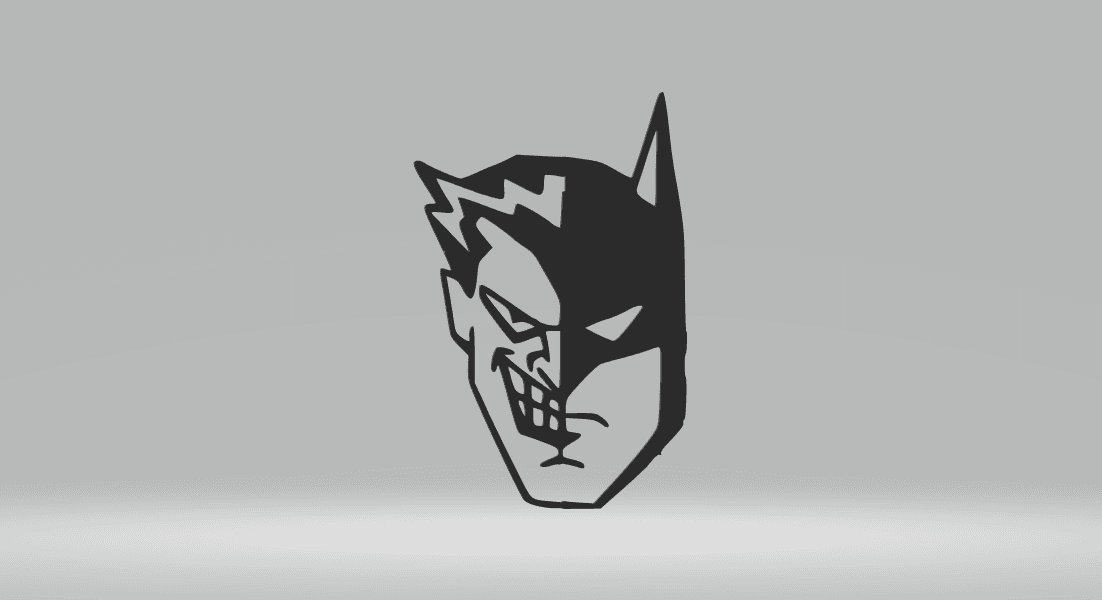 Batman Vs Joker.stl 3d model