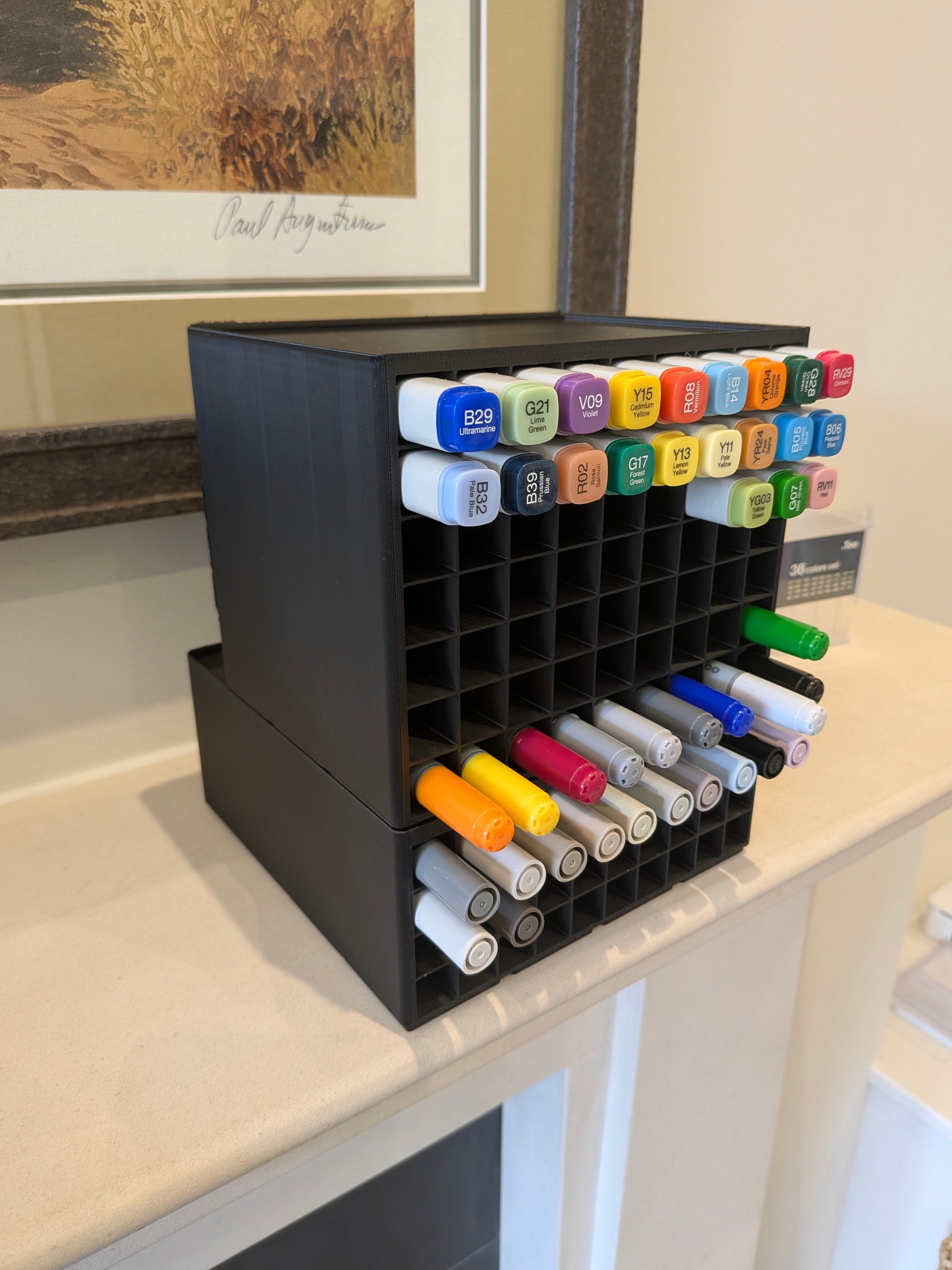 Copic Classic Gridfinity Storage Box 3d model