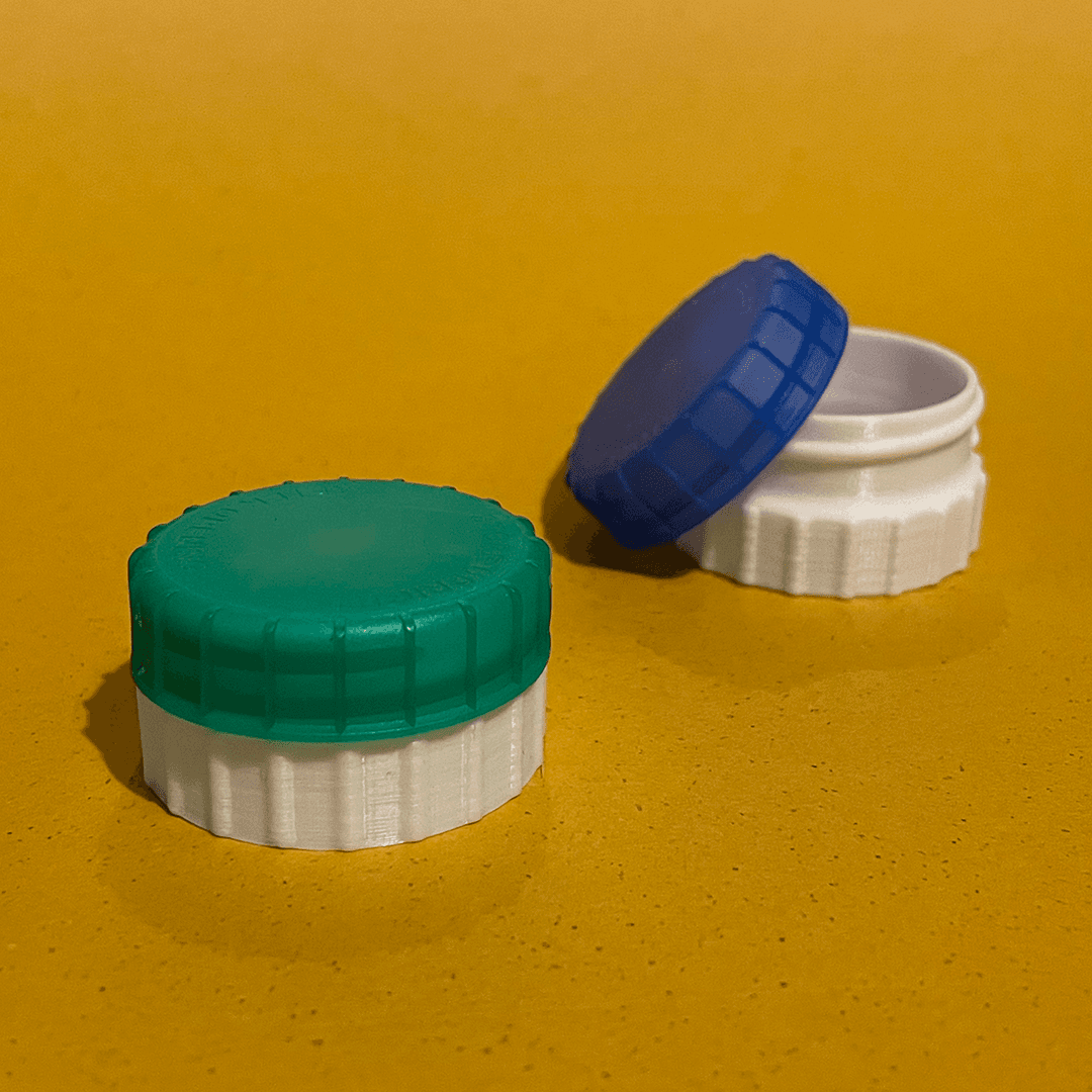 Milk Cap pillbox 3d model
