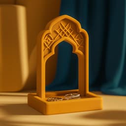Marrakech Arch Stand – Decorative Jewelry Holder 3d model