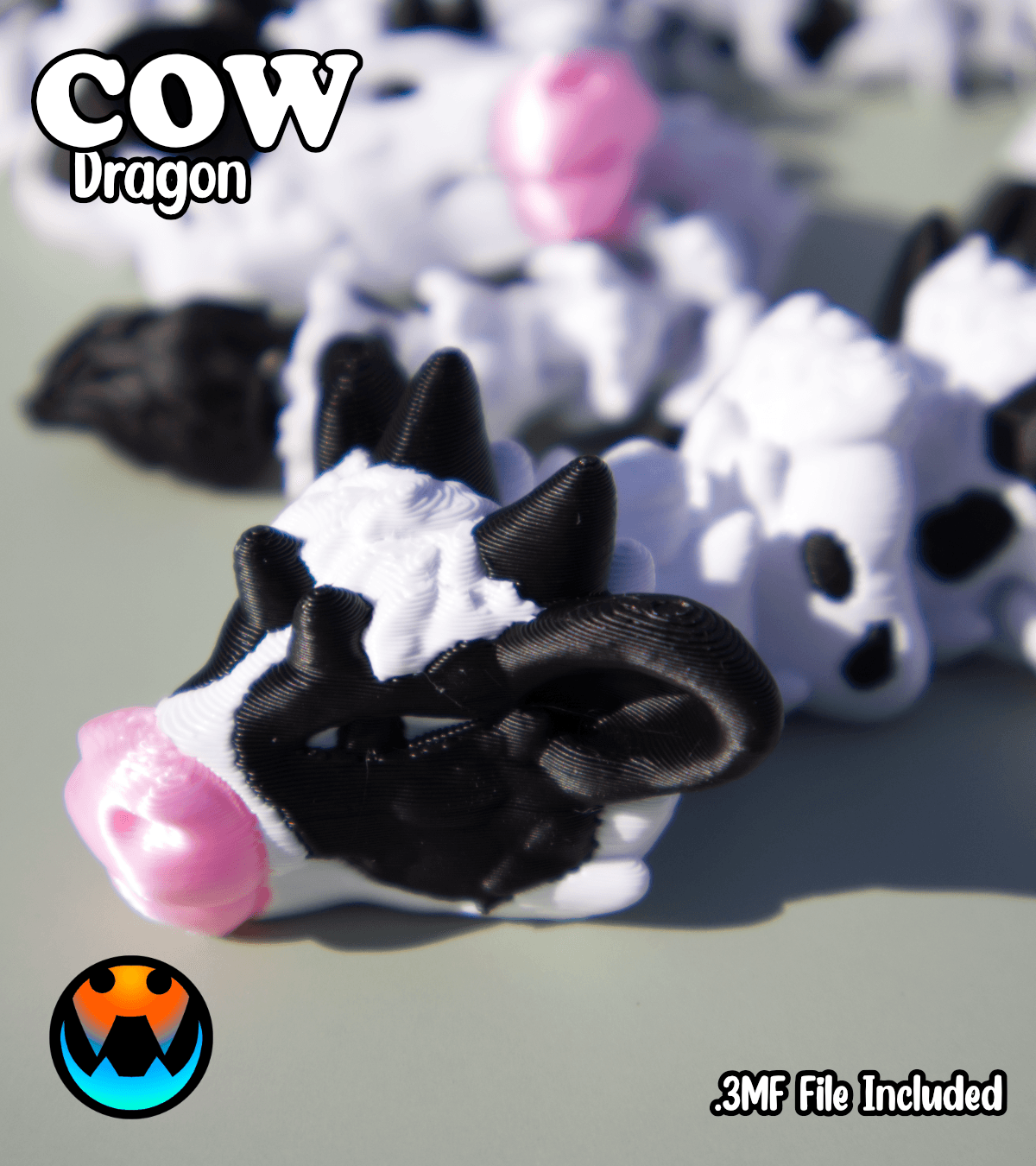 Cow Dragon 3d model
