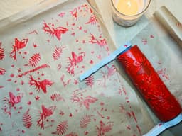 Christmas Wrapping Paper Texture Rollers 3d model