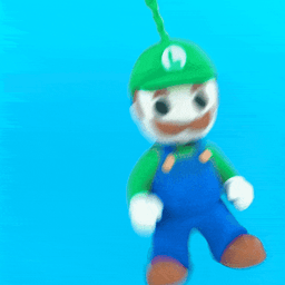 Flexi Super Mario & Luigi (Toy, Keychain & Magnet), Fan-Art 3d model
