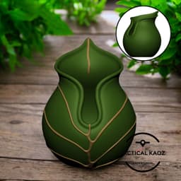 Leaf Vase Planter - Nature Inspired 2 versions 3d model