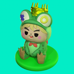 Baby in the frog suit/babyxiu/ 3d model