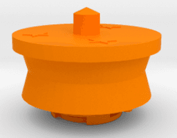 BEYBLADE TRYGLE PROTOTYPE | COMPLETE | ANIME SERIES 3d model