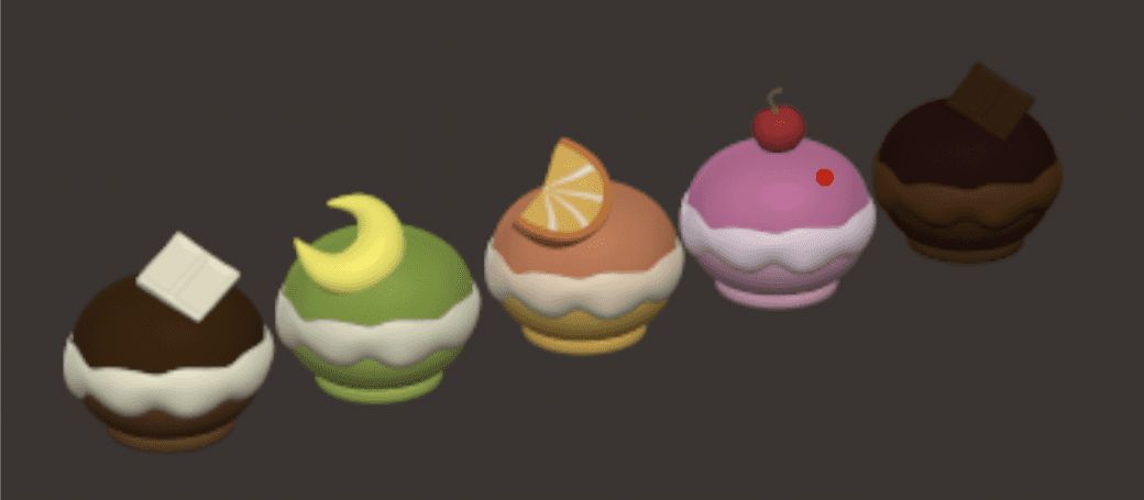 Cupcake Puffs 3d model