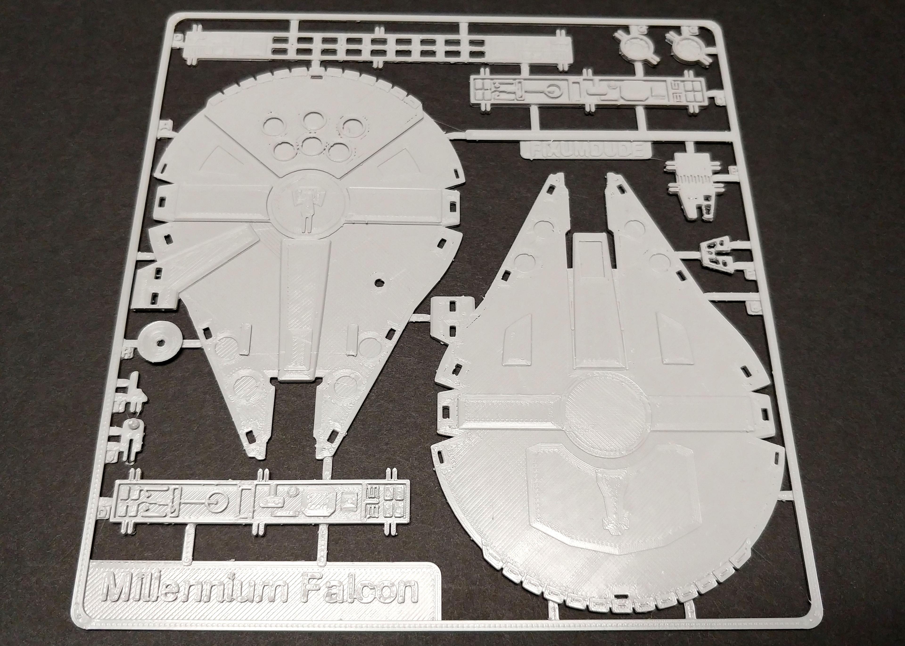 Millennium Falcon Kit Card by Fixumdude - Kit Card - 3d model