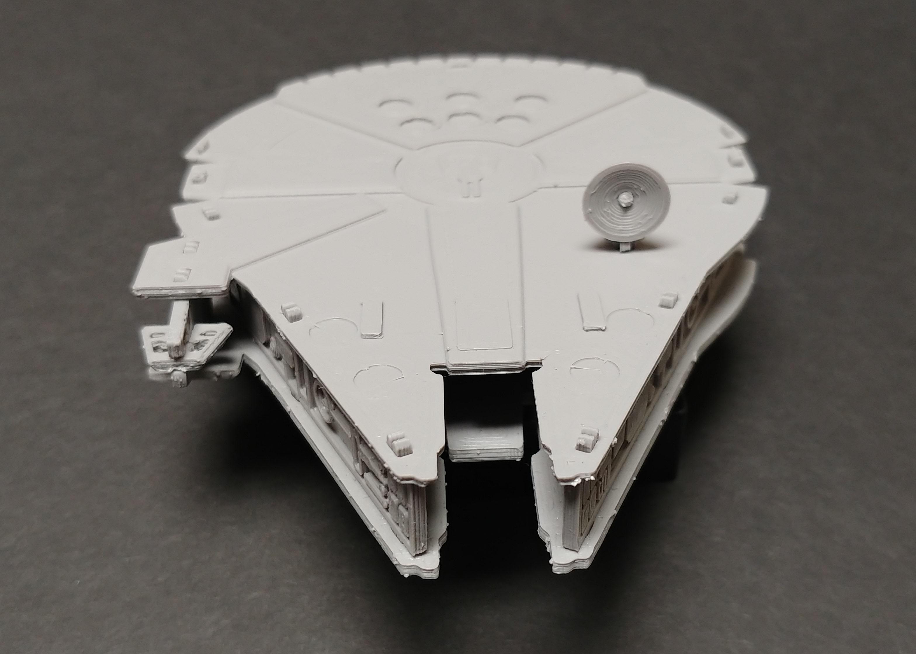 Millennium Falcon Kit Card by Fixumdude - Front View - 3d model