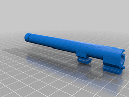 Revy's Berretta 92f Cutlass From Black Lagoon Anime 3d model