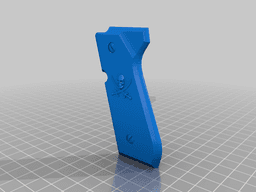 Revy's Berretta 92f Cutlass From Black Lagoon Anime 3d model