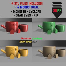 Chill Buddy Organizer (2oz Glass Jar) 3d model