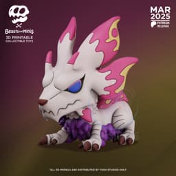 Mizutsune MH Beast Mini 3D Printer File STL 3d model