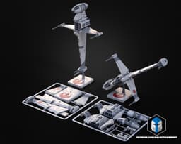 B-Wing Vehicle Kit Card - 3D Print Files 3d model