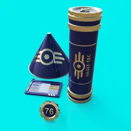 Fallout 76 VTU Graduation Kit 3d model