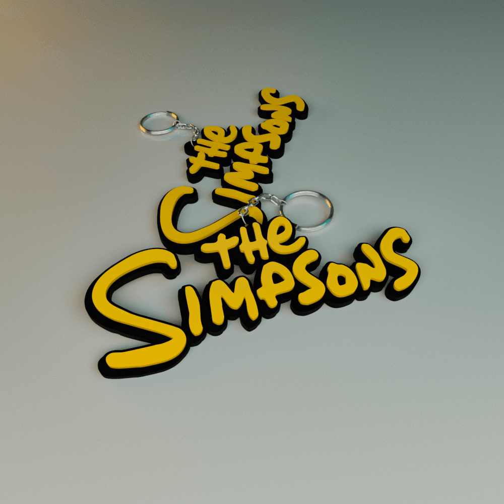 The Simpsons - KEYCHAIN 3d model