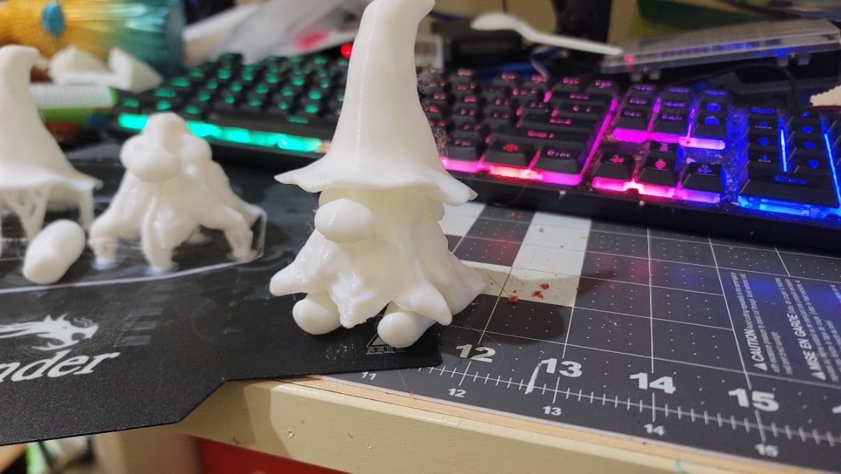 Little Gnome Wizard Multi-Part Remix 3d model
