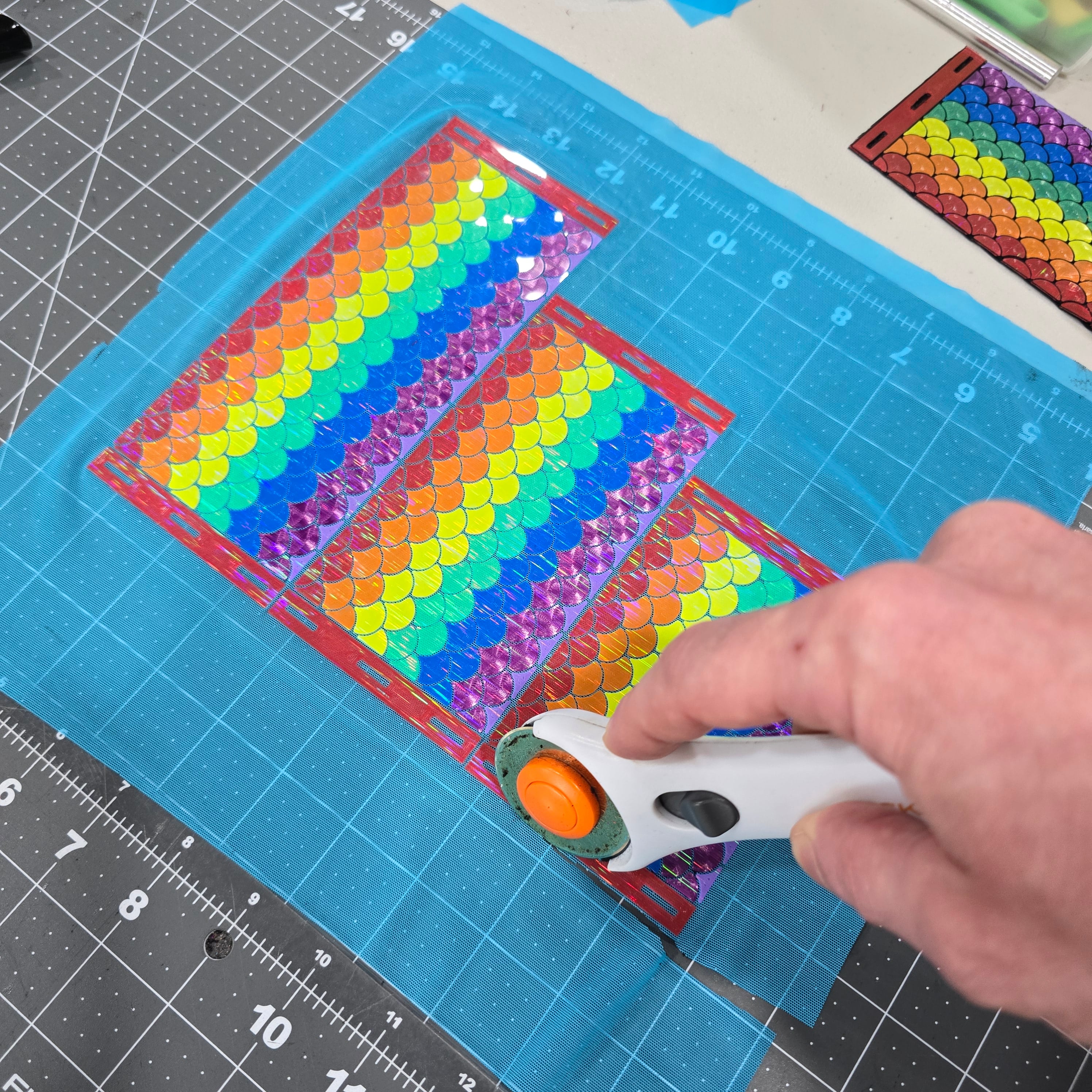 Mermaid Scale Cuffs 3d model