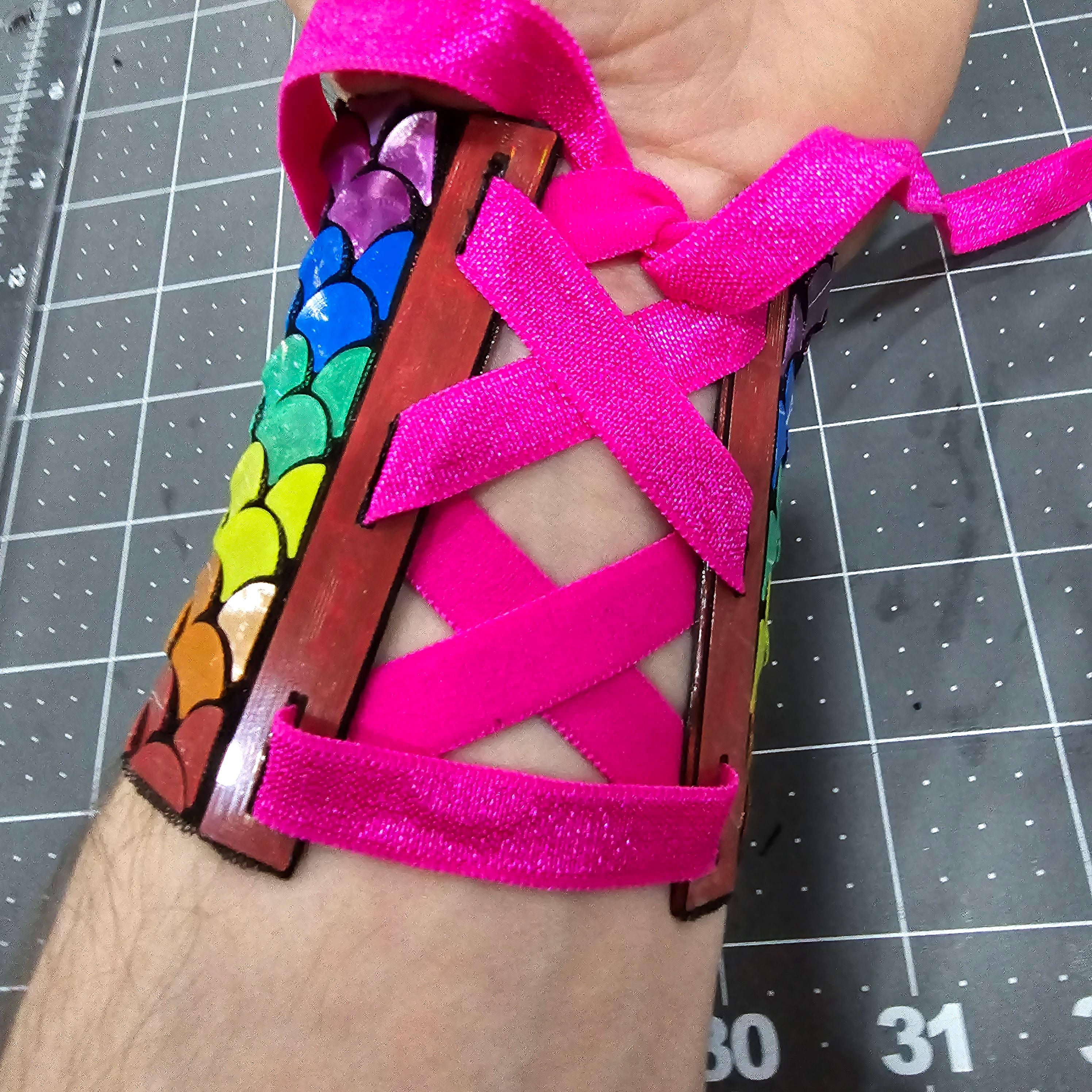 Mermaid Scale Cuffs 3d model
