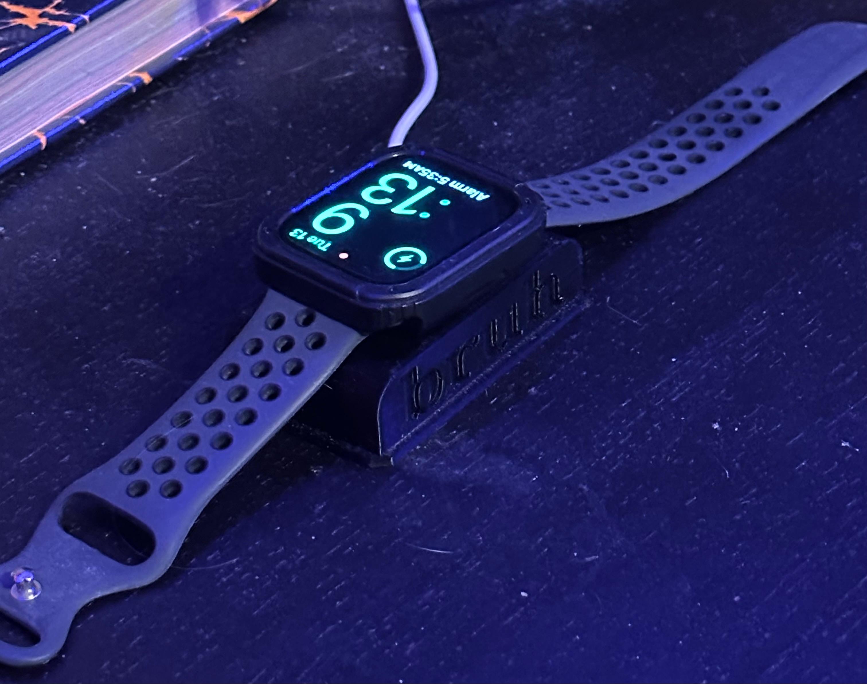"Bruh" Apple Watch Flat Charging Stand 3d model