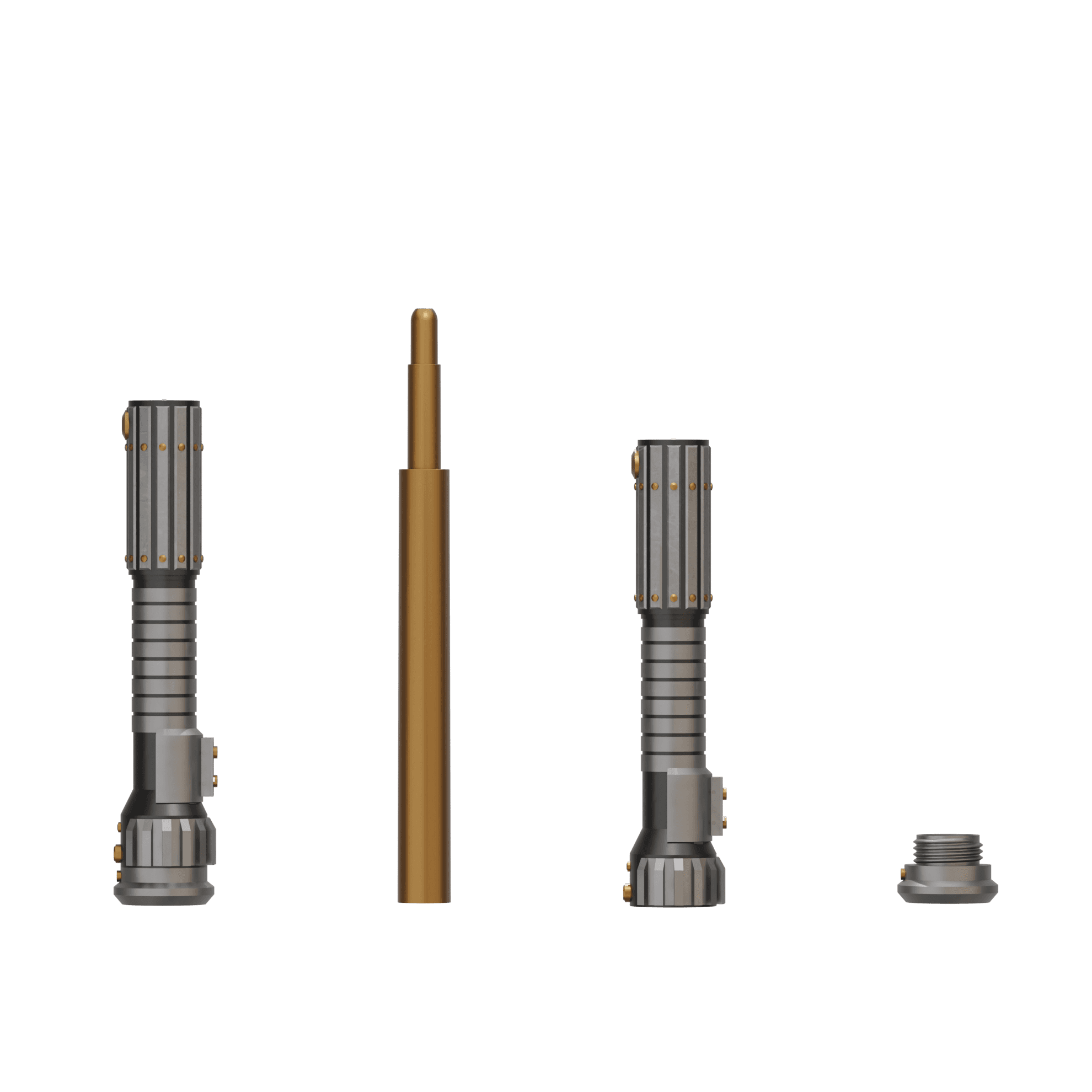 Print in Place Collapsing Jedi Lightsaber Concept 18 3d model