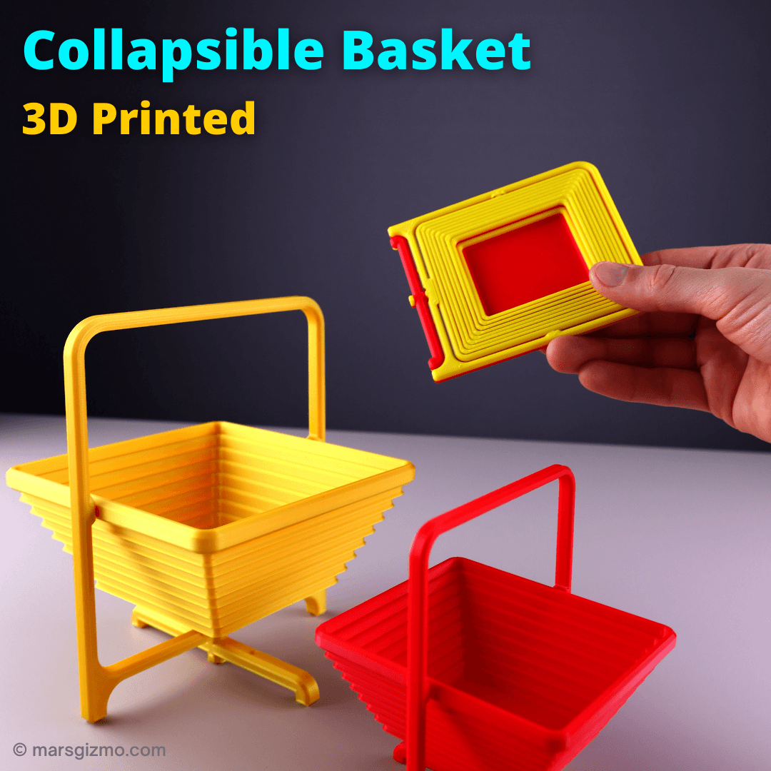 Collapsible Basket  - Check it in my video:
https://youtu.be/VeeCvpzoCOA

My website: https://www.marsgizmo.com - 3d model