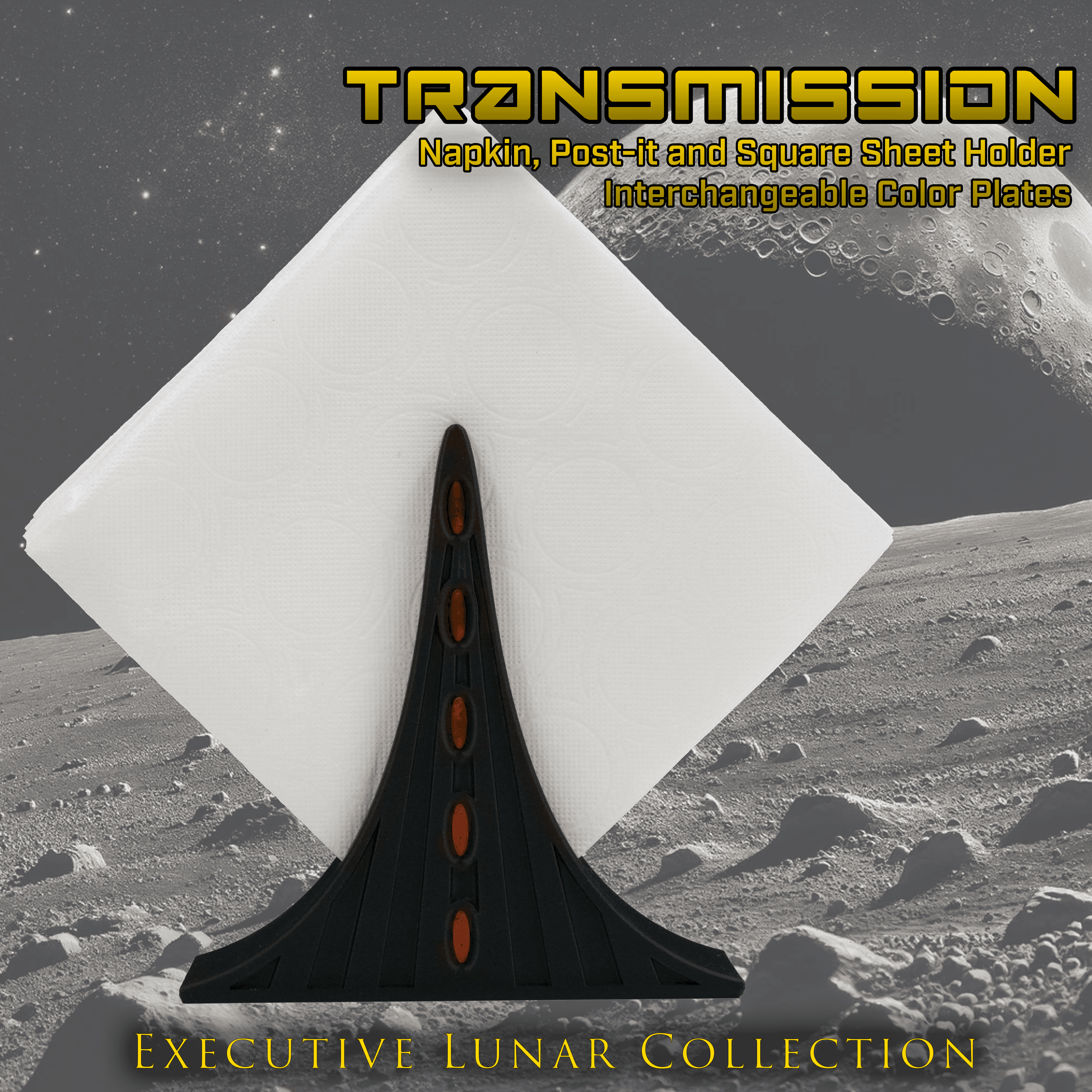 Transmission Napkin Holder - Executive Lunar Collection 3d model