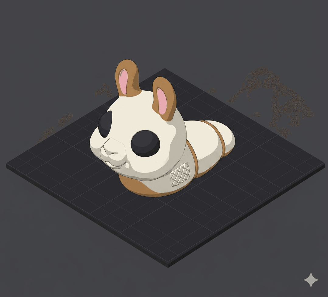 Llama Slug 3d model
